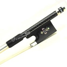 Violin Bow - Model 303 - Carbon Fiber Bow with Ebony Fleur-de-Lis Frog 4/4 -...