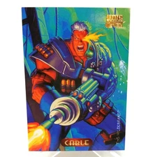 1994 Marvel Masterpieces #17 CABLE Hildebrandt Brothers Vintage (a112)