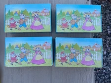 4 Vintage 80s General Box Co School Pencil Cardboard Box Mouse Students Design