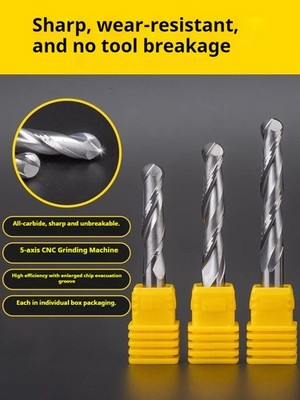 6mm Double-edged Ball End Milling Cutter CNC Engraving Tool Spiral Cutting
