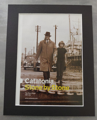 Catatonia Stone By Stone Promo Original Song Advert Mounted 14x11''