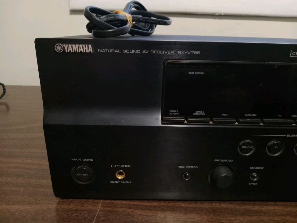 Yamaha RX-V765 - 7.2 Ch HDMI Home Theater Surround Sound AV Receiver Tested - Image 2 of 4