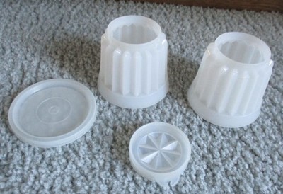Vintage Tupperware Jel-ettes-Individual Jello Molds Replacement 4 Pieces