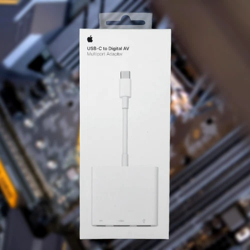Apple USB-C Digital AV Multiport Adapter: HDMI 4K, USB-A, USB-C Charge – Sealed