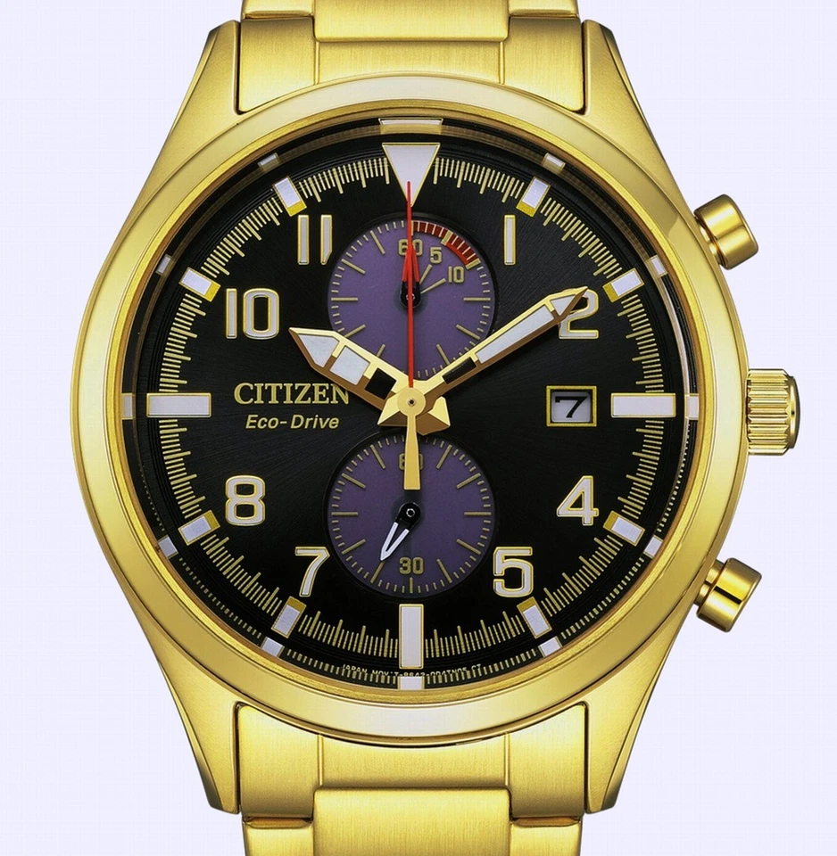 Citizen ECO-DRIVE Solar Chronograph 43 mm Herrenuhr UVP* 249,00 EUR CA7022-87E - Bild 1 von 4