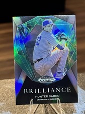 2022 Panini Prizm Draft Picks #BR-HB Hunter Barco Brilliance Prizms Silver