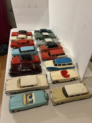 Vintage 1950s 60s Dealer Promo Model Cars Lot Of 16 As Is