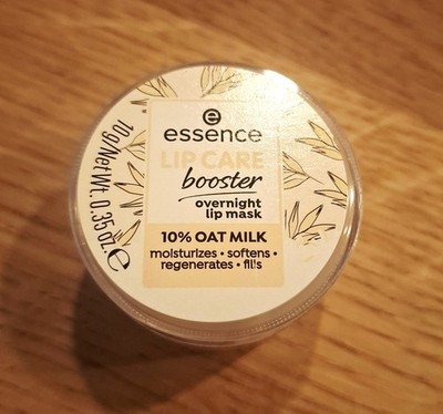 Essence Lip Care booster Overnight Lip Mask 10%OAT MILK Vegan 