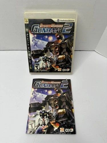 Dynasty Warriors Gundam 2 Sony PlayStation 3 PS3 Game Case Manual Disc Complete