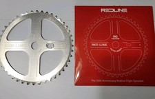 old school new retro Redline Bubble font 44   Anniversary sprocket gear BMX Bike