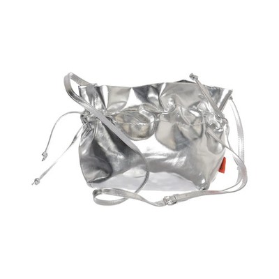 Klairs, Umhängetasche, Damen, Polyester/Polyurethan, Silber, Einfarbig, 18 #DMZ