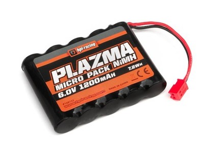 HPI Plazma 6.0V 1200mAh NiMH Akkupack für Micro RS4 Akku Pack 160155 6V