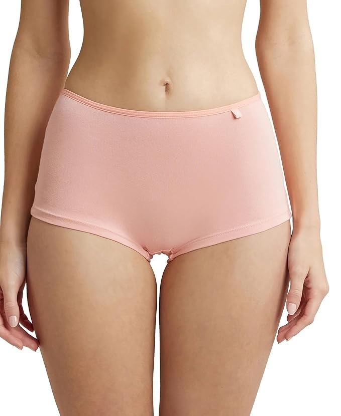 Jockey SS04 Women's High Coverage Super Combed Cotton Elastane Stretch Mid Waist