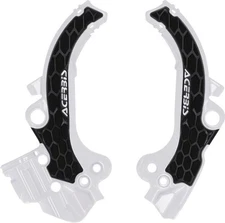 Acerbis X-Grip Frame Guards White/Black KTM/Gas Gas/Husqvarna 65 SX/MC 65/TC 65