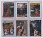 6 DIFFERENT MICHAEL JORDAN CARDS - CHICAGO BULLS HOF