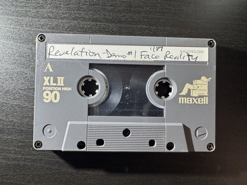 REVELATION Face Reality 1st DEMO Tape Cassette 1987 Doom Metal - Picture 4 of 6