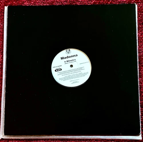 MADONNA HARD CANDY HEAVY  LP RECORD 4 FOUR MINUTES SINGLE PROMO 50 YEAR WB VINYL