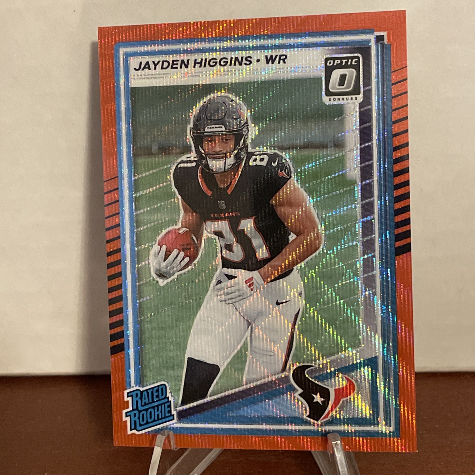 2025 Donruss Optic Preview Red Wave RR Jayden Higgins #334 RC