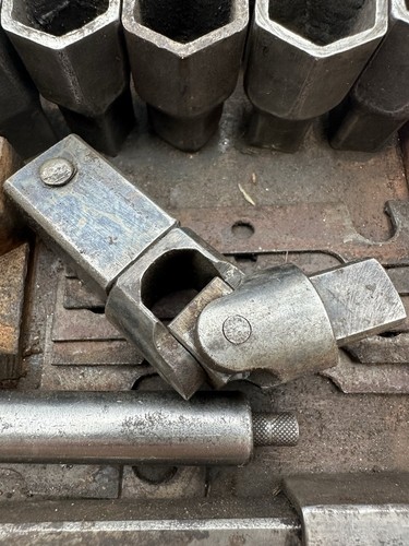 Antique Starrett 443-B Ratchet Wrench Socket Set Circa 1916 Incomplete Wood Box - Picture 16 of 23