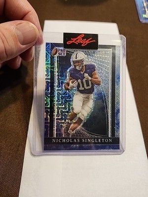 Nicholas Singleton 2025 Leaf Pro Set Metal SP Rookie 1/1 ! Tennessee Titans RB