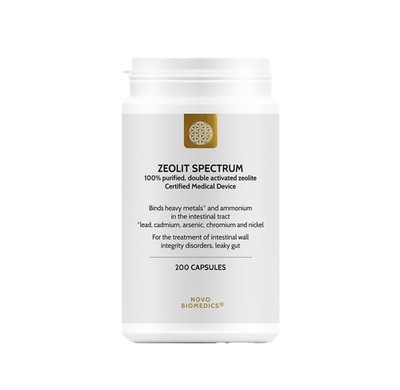 Zeolit Spectrum Detox Supplement 200 Caps 100% Natural Purified Detox Cleanse
