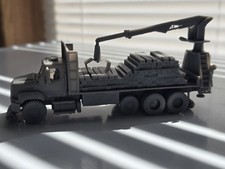 Ho Scale Freightliner 114 Sd Hirail Flatbed W...