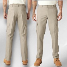 Dickies Flex Slim Fit Men  s W32 L32 Straight Leg Wrinkle Resistant Cargo Pants