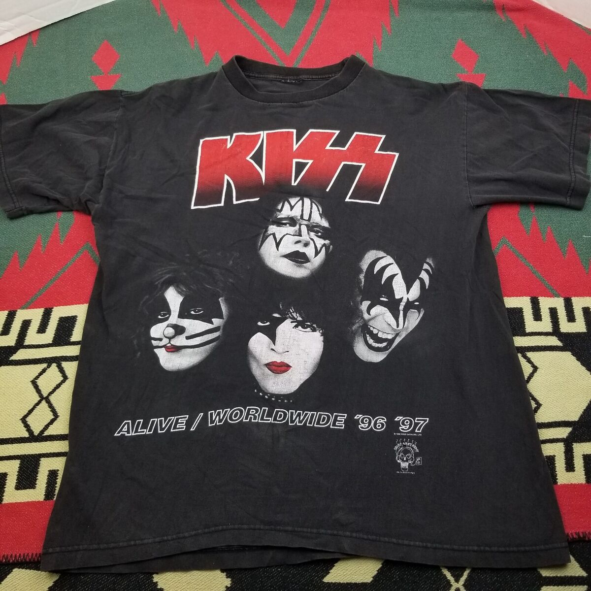Vintage 90s KISS Alive Worldwide Tour 96/97 Band T-shirt Sz Vintage 90s KISS Alive Worldwide Tour 96/97 Band T-shirt Sz
