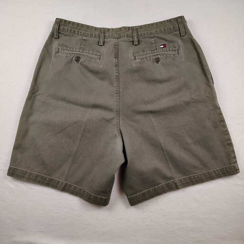 Vintage Tommy Hilfiger Shorts Herren Größe 34 Olivgrün Bermuda Y2k - Bild 2 von 7