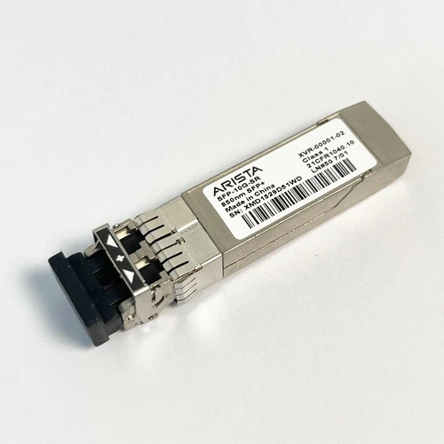 ARISTA SFP-10G-SR 10GBASE-SR SFP Optical Transceiver Module XVR-00001-02 850nm