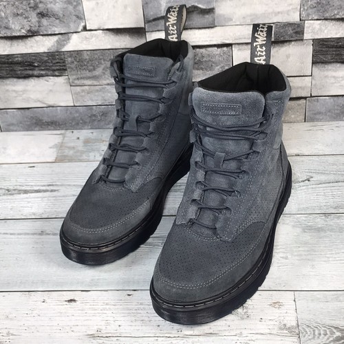 Stivali stringati Dr. Martens Kamar unisex blu scuro hi scamosciati taglia UK 6 / EU 39 - ottime condizioni - Foto 22 di 24