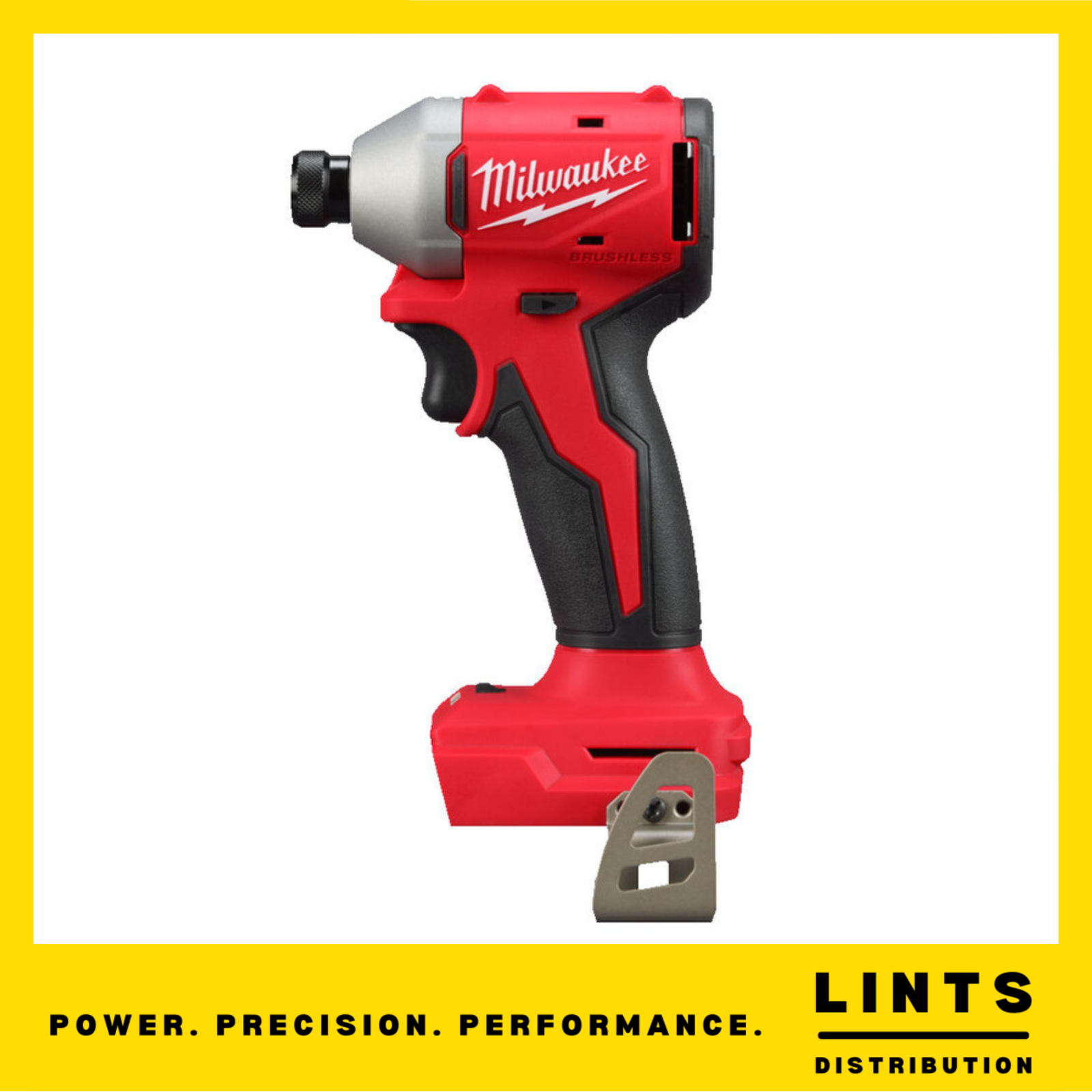 Milwaukee M18BLIDR-0 18V Cordless Brushless 1/4” Hex Impact Driver – Body Only