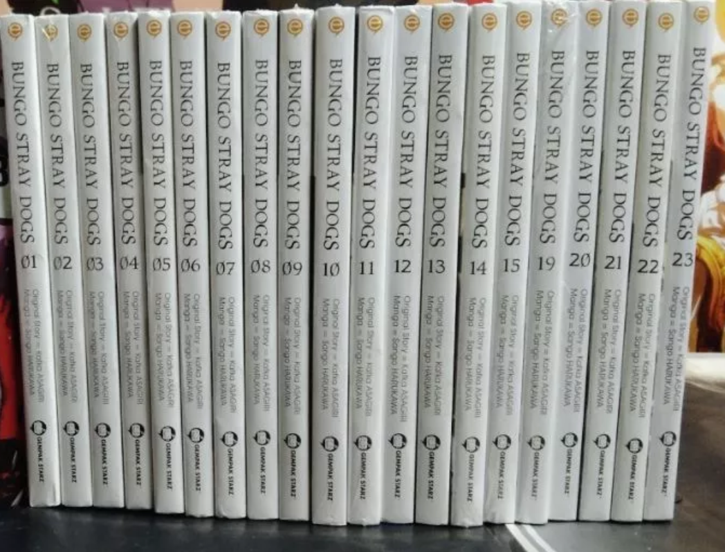 Bungo Stray Dogs Manga English Version Vol.1-25 Full Set by
