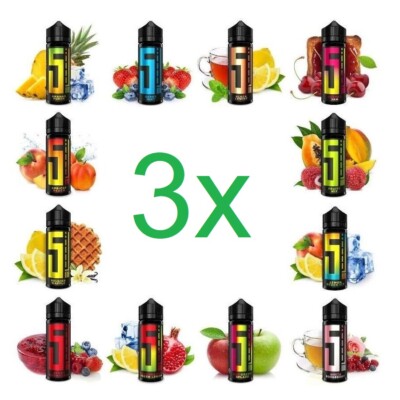 3 x 5 EL Aroma je 10ml für je 120ml E-Zigaretten E-Liquid