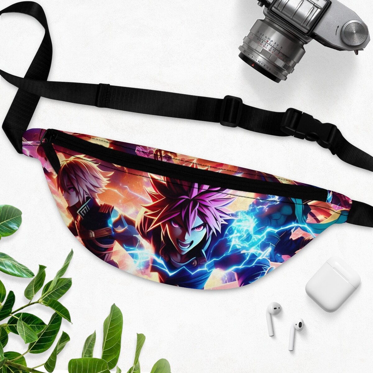 Anime Hero Battle Fanny Pack | Adjustable Waist Bag with