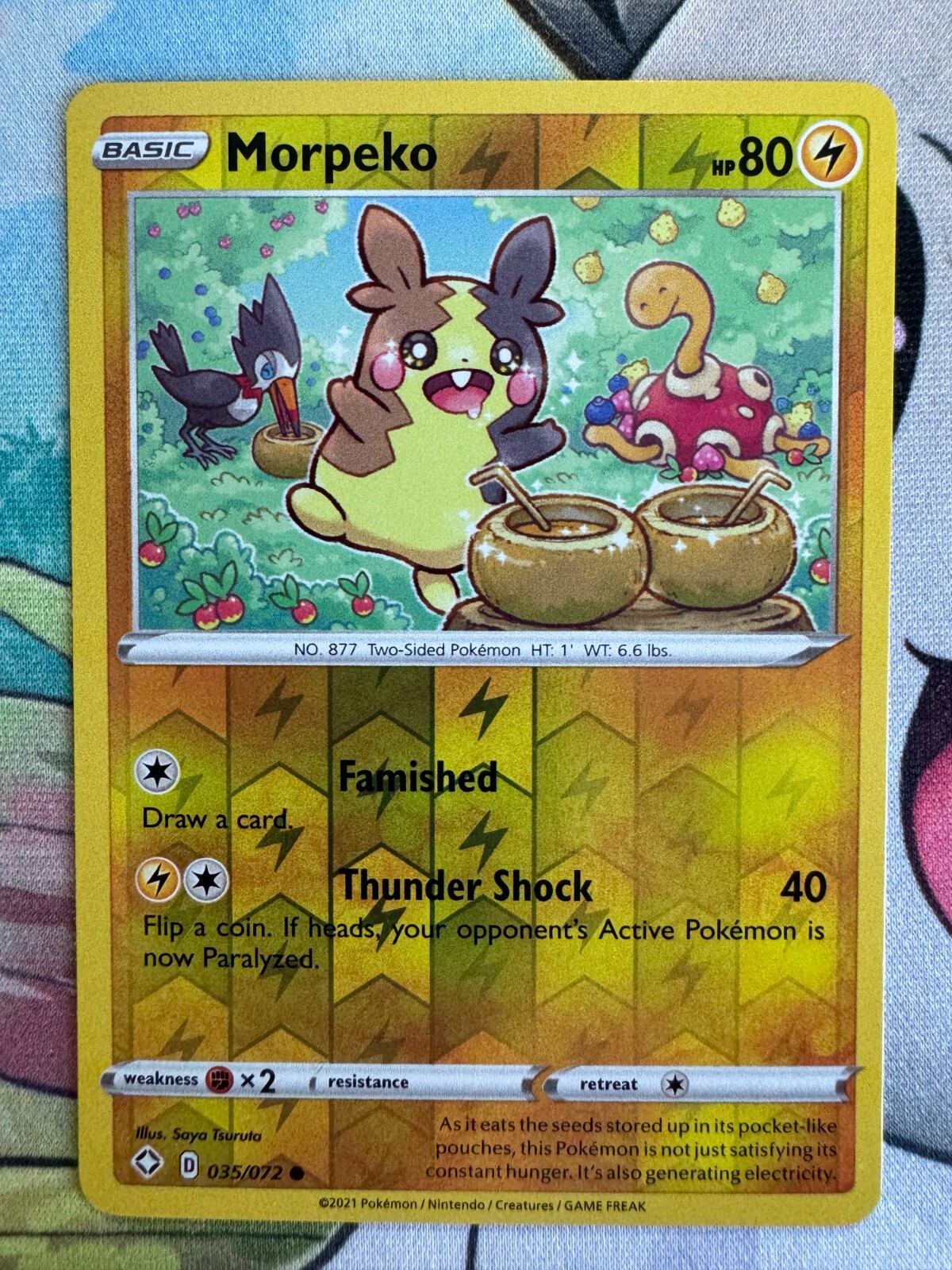 Morpeko Reverse Holo Pokemon TCG BKQ575