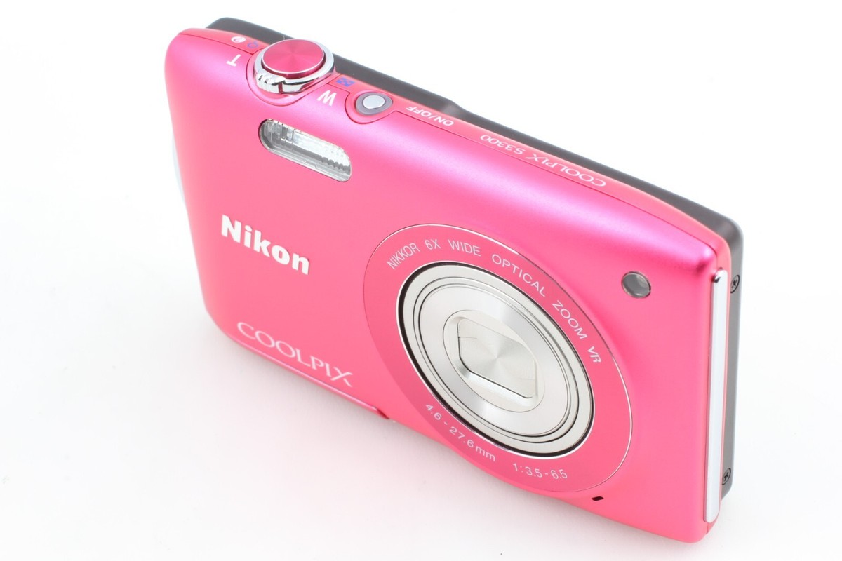 Nikon coolpix s3300 ピンク Amazon.com : Nikon COOLPIX S3300 16 MP Digital Camera with