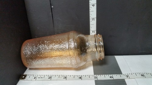 Vintage Carnival Glass ; Gold Iridescent; Beverage Container No Cap? - Picture 6 of 6