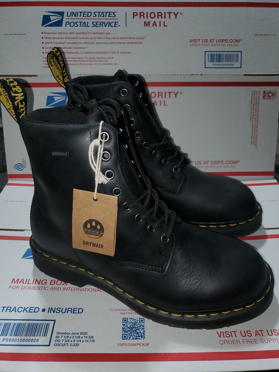 Dr. Martens 1460 Waterproof WP Boots US Mens Size 9M , 10L Black