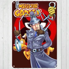 Inspector Gadget Inspired Custom 10"x14" Metal Wall Art Sign Office Home Mancave