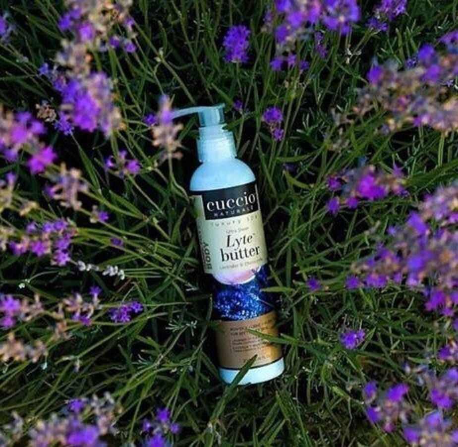 Cuccio Naturale Luxury Spa Ultra Sheer Body Butter - Lavender and Chamomile 8 oz