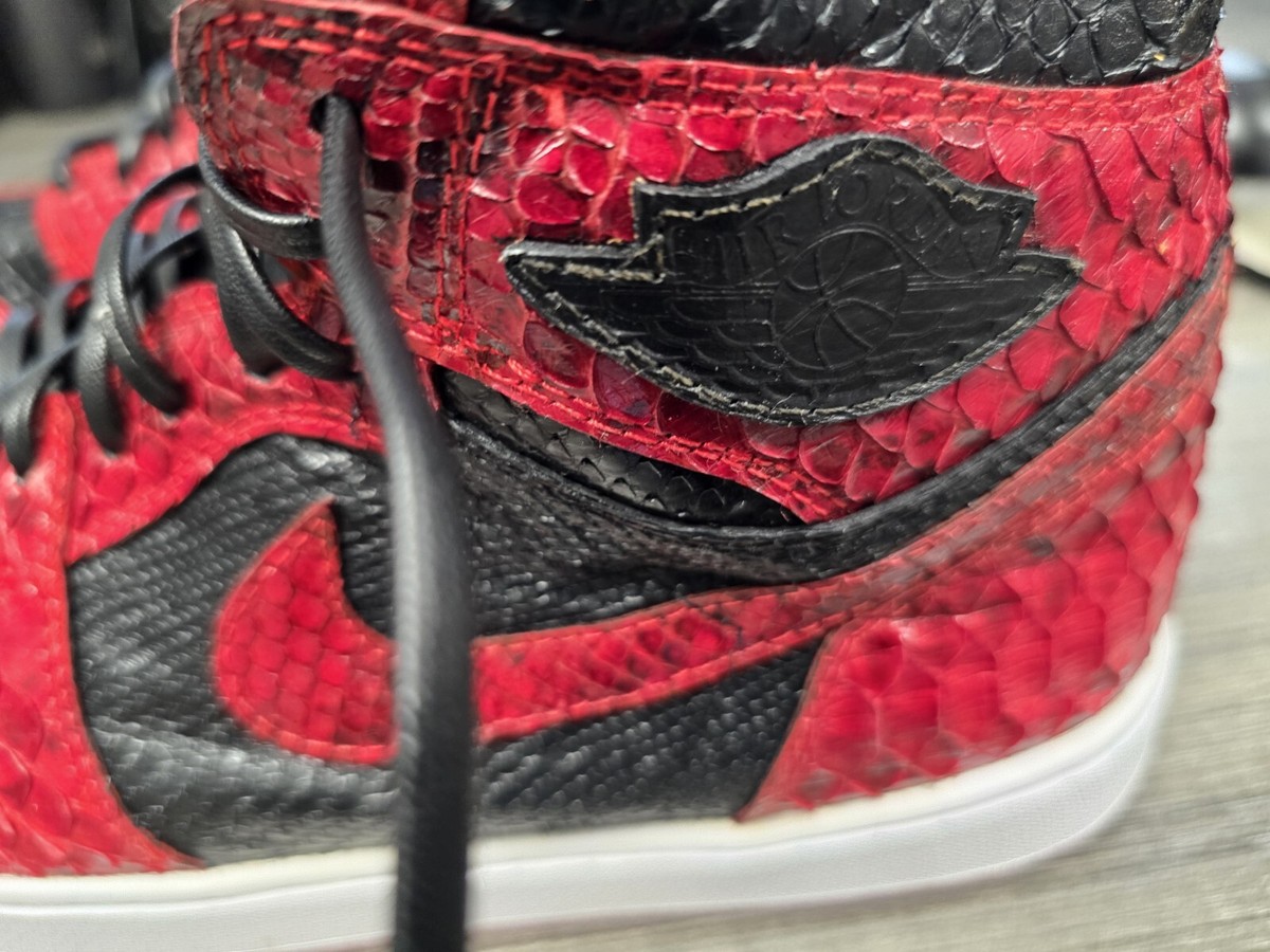 custom snakeskin jordans