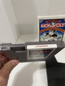 Monopoly Nintendo NES - No Manual - W/ Poster Inserts Parker Brothers Authentic
