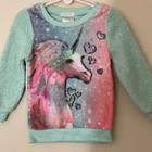FOREVER ME Toddler Girls Unicorn Fleece Sweatshirt MINT GREENSize 2T — photo 3