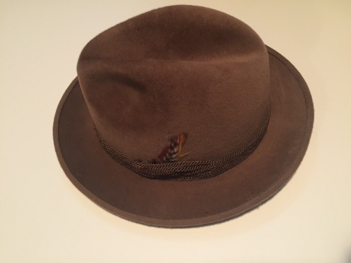 Mens Small Brown Bollman Fedora. Excellent Condition! | eBay display picture 1
