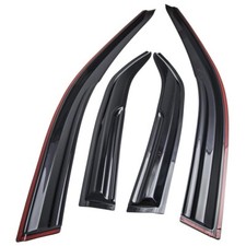 Smoke Window Visor Rain Sun Deflectors Guard Vent Shade For Ford Focus 2012-2018