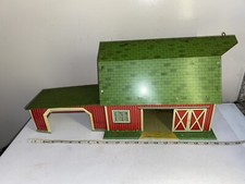 Vintage Tin Litho Toy Lazy Day Farm House Antique
