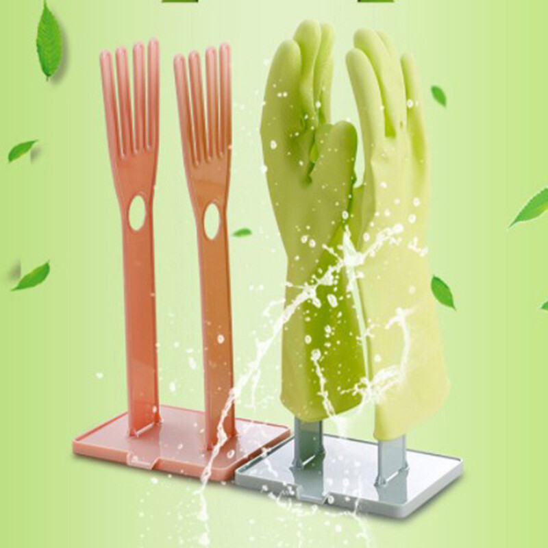 ABS Kitchen Rubber Gloves Racks Drain Towel Storage Holders Supplies MM