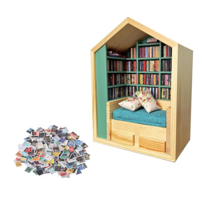 Anxiety Bookroom Shake Away Your Anxiety Bookshelf Doll Toy Gift Stress Reliever