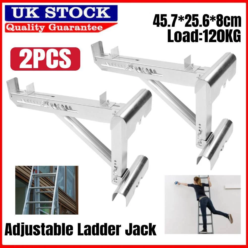 2PCS Short Body Ladder Jack Short Body 2 Rung Up To 20